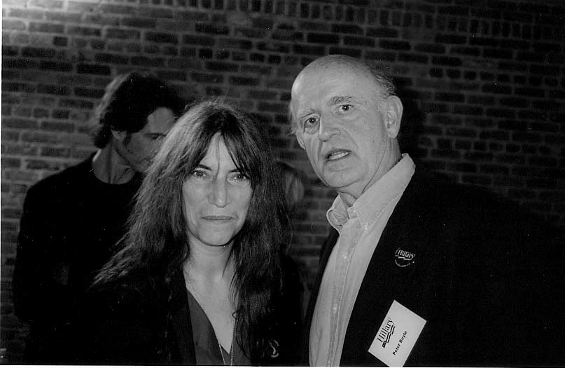 Peter Boyle and Patti Smith