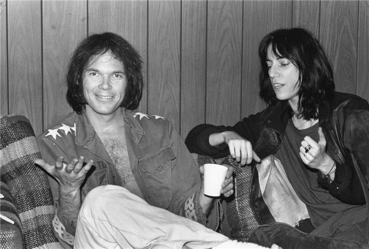 Neil Young and Patti Smith 1976